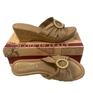 Tuscany by Easy Street | wedge sandals Conca style size 8